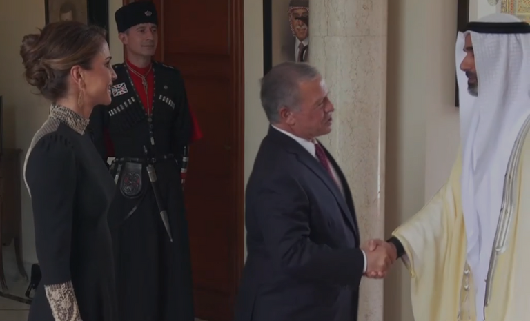 ولي العهد الأردني وعروسه رجوة آل سيف