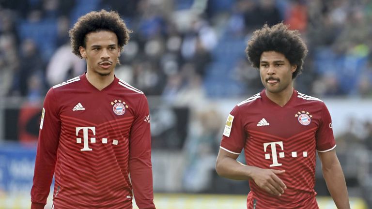 غنابري وساني ساديو ماني جناح بايرن ميونخ الألماني