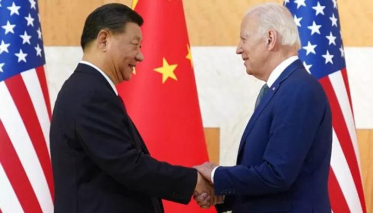 الرئيسان الأمريكي والصيني في لقاء سابق