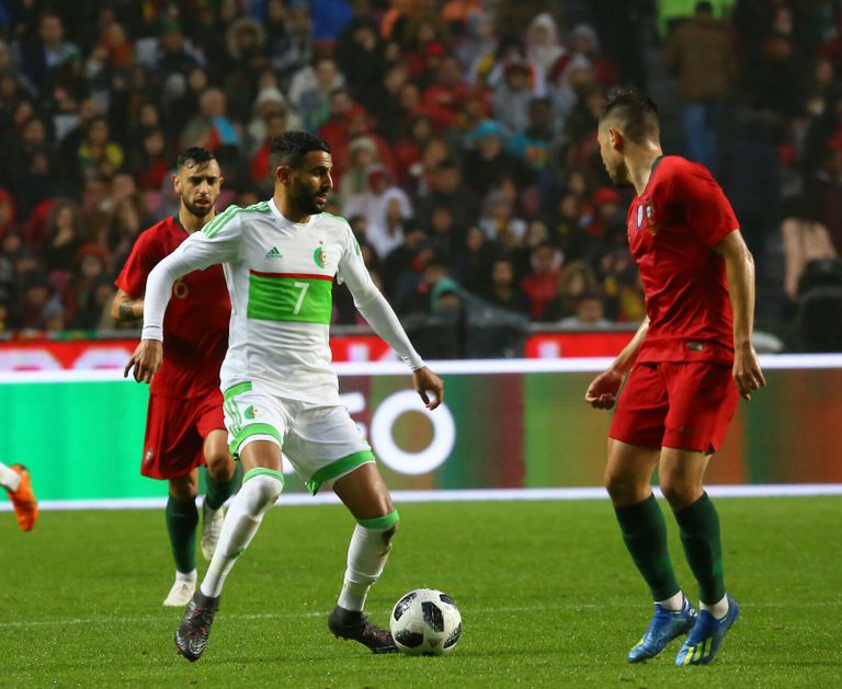 الجزائر ضد البرتغال رياض محرز