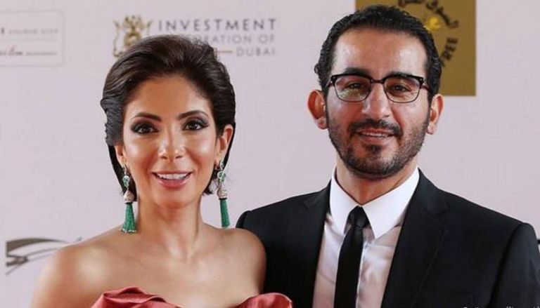 منى زكي مع زوجها الفنان أحمد حلمي