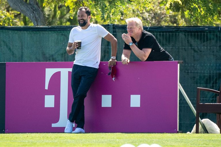 أوليفر كان وحسن صالح حميديتش أوليفر كان وأولي هونيس في بايرن ميونخ