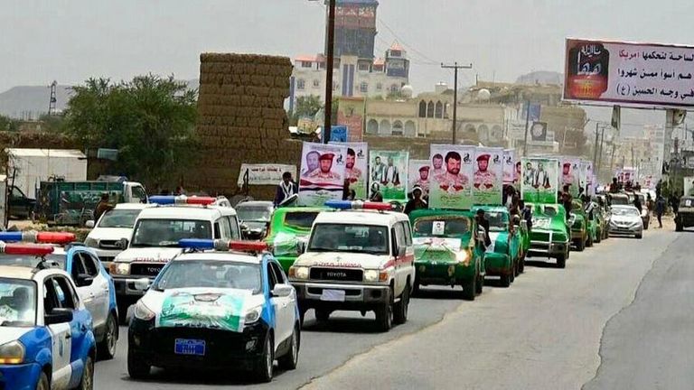 جانب من تشييع المليشيات الحوثية لعناصرها - أرشيفية