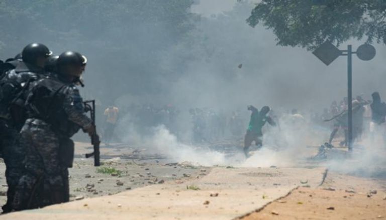 جانب من الاحتجاجات العنيفة في السنغال