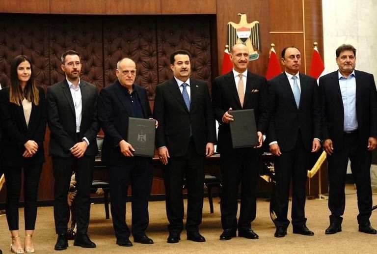 الاتحاد العراقي يوقع اتفاقية مع الليغا