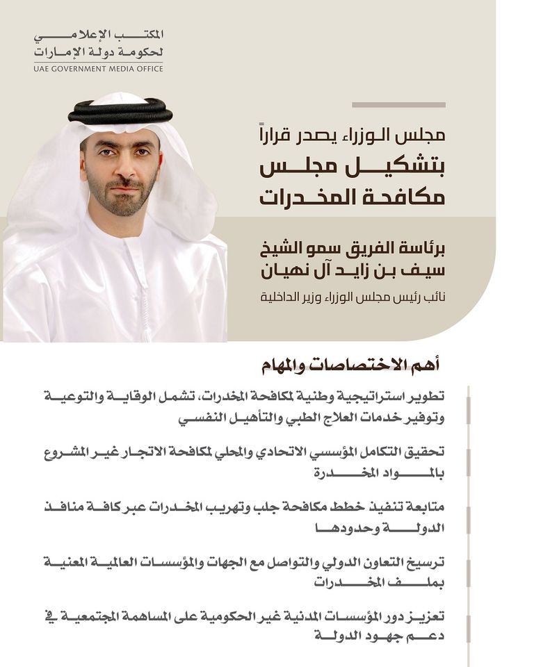 الفريق الشيخ سيف بن زايد آل نهيان