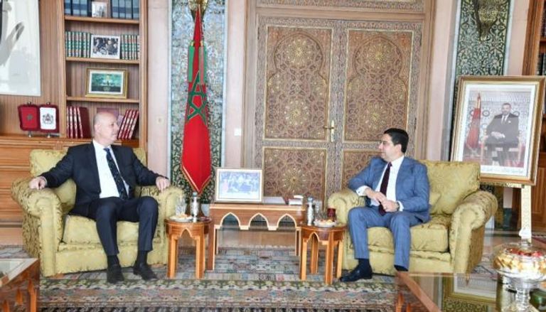 هنغبي ووزير الخارجية المغربي