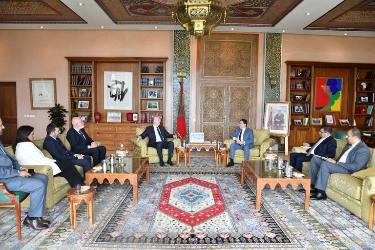هنغبي ووزير الخارجية المغربي