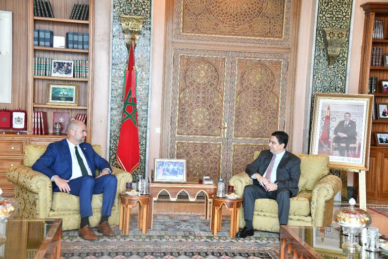 أوحانا ووزير الخارجية المغربي