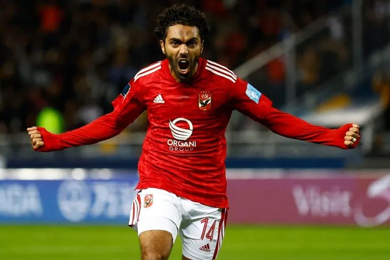 حسين الشحات نجم الأهلي النجم المغربي المعتزل رشيد الداودي