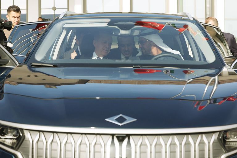 الشيخ محمد بن زايد آل نهيان والرئيس رجب طيب أردوغان