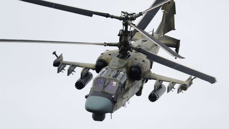 المروحية الروسية 