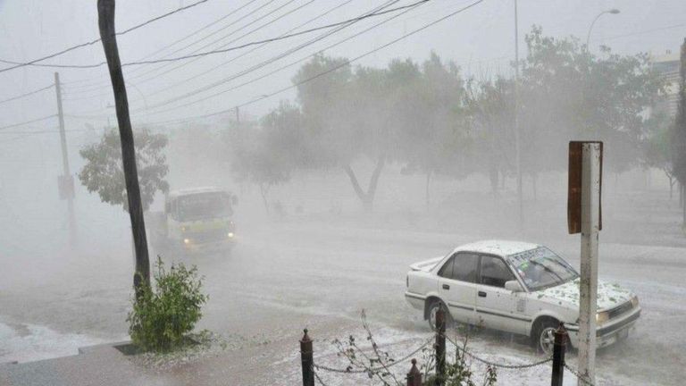 جانب من فيضانات بريطانيا