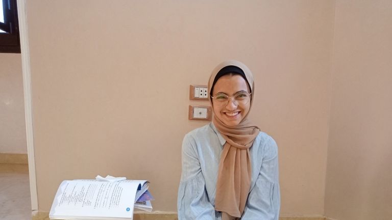 الطالبة منة عماد