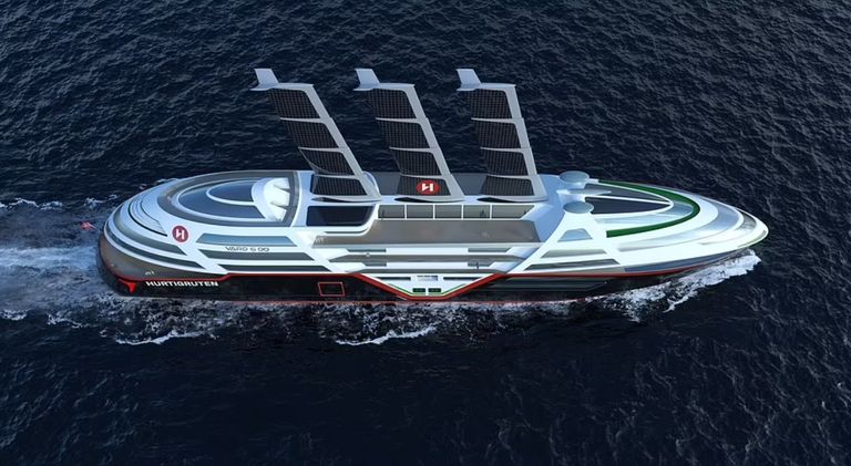 الباخرة Hurtigruten  الباخرة Hurtigruten