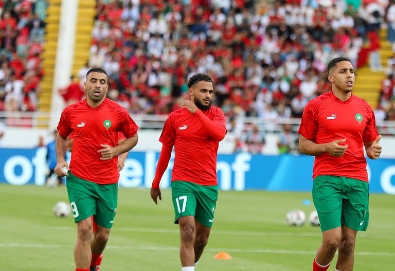 عبد الرزاق حمد الله مباراة المغرب ضد الرأس الأخضر