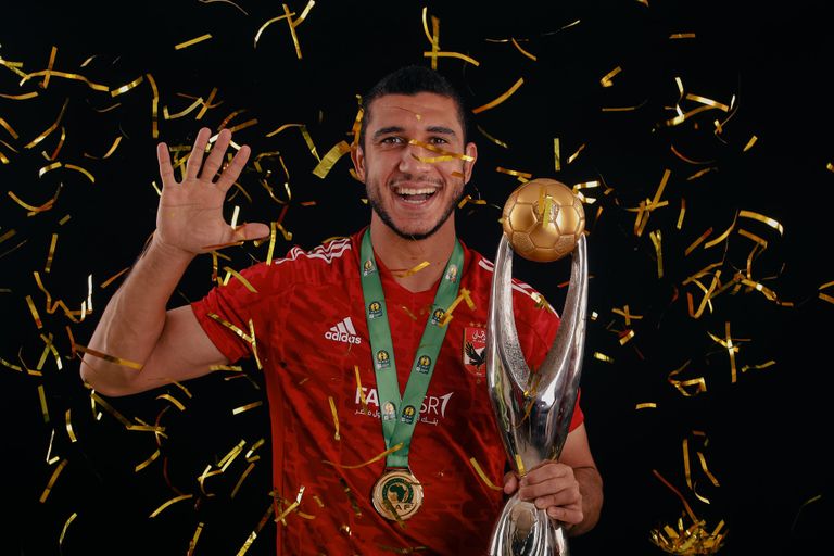 جلسة تصوير الأهلي مع كأس دوري أبطال أفريقيا