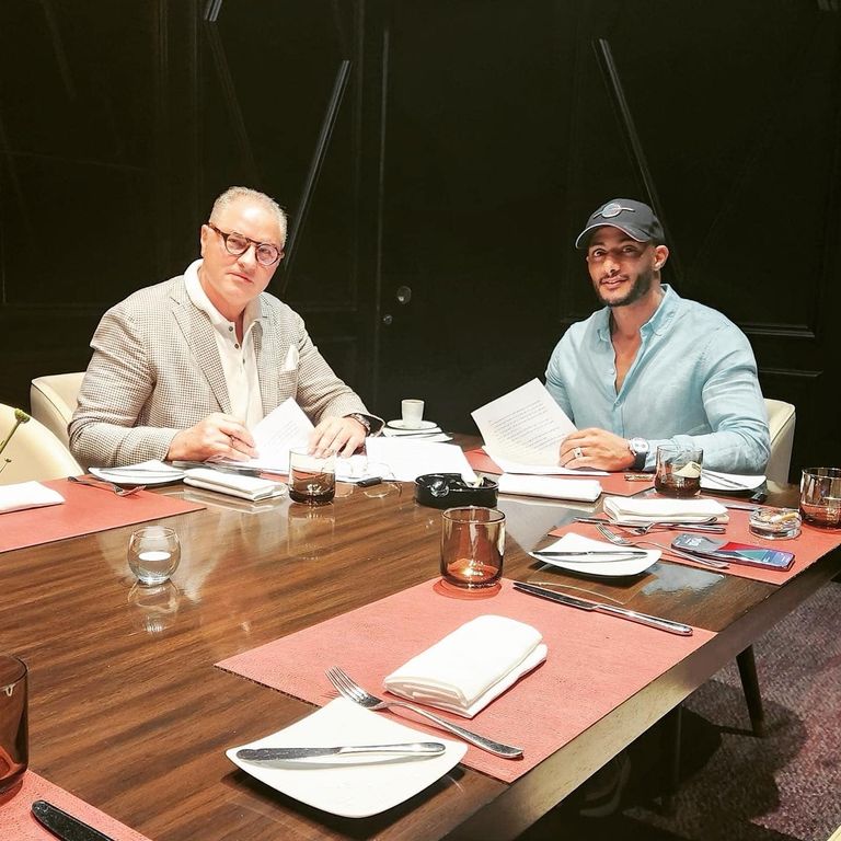 محمد رمضان والمنتج محمد سعدي