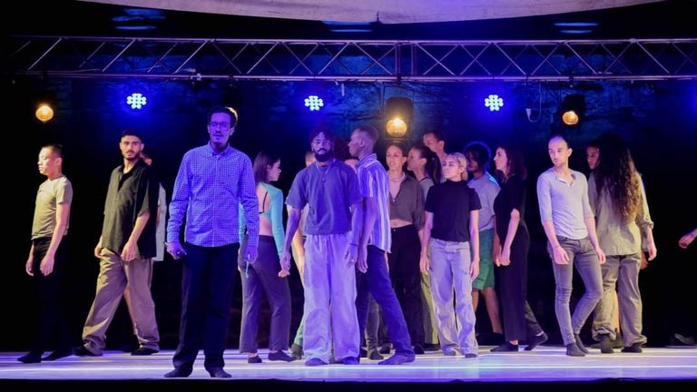 العرض الراقص بالمسرح الأثري