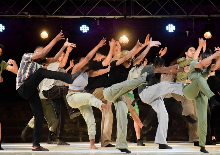 العرض الراقص بالمسرح الأثري