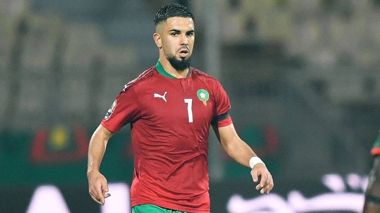 عمران لوزا سفيان أمرابط، نجم منتخب المغرب