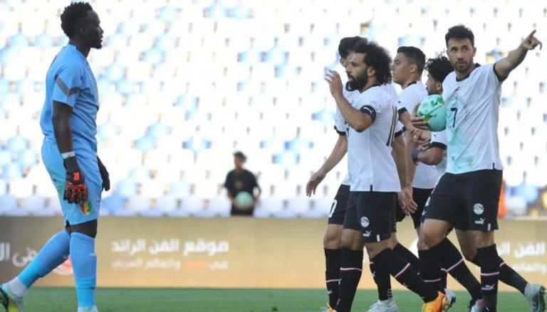 مباراة مصر وغينيا في تصفيات كأس أمم أفريقيا 2024