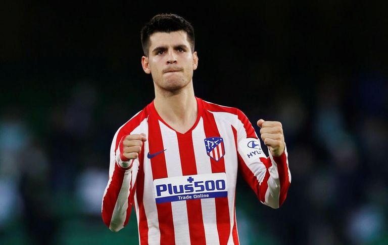 موراتا ألفارو موراتا مهاجم أتلتيكو مدريد