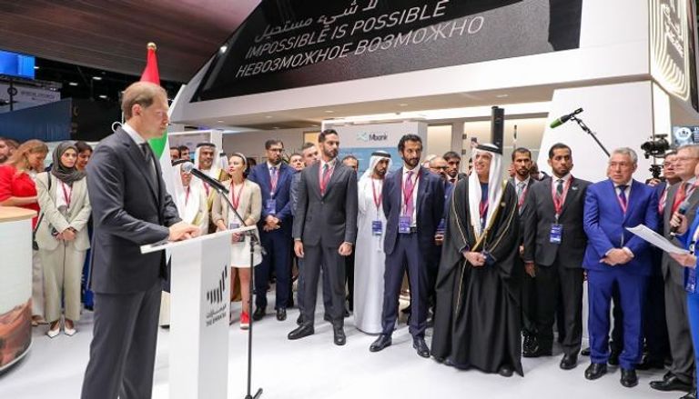 جناح دولة الإمارات في منتدى سانت بطرسبرغ الاقتصادي الدولي 2023