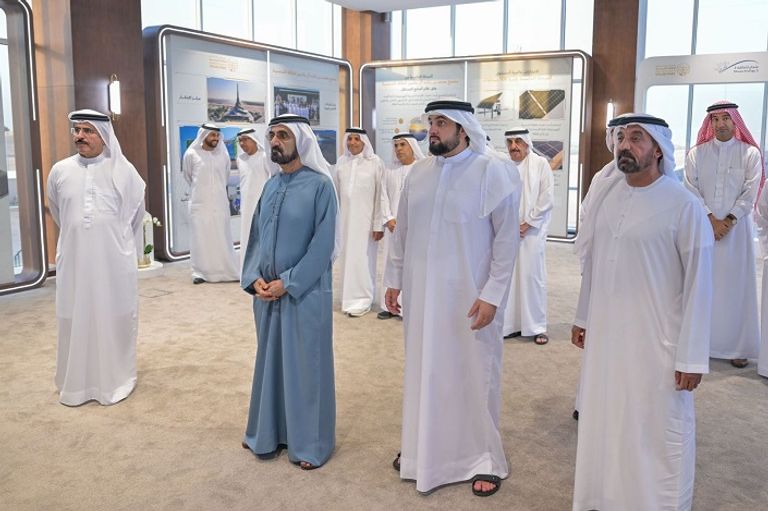 الشيخ محمد بن راشد آل مكتوم يفتتح المرحلة الخامسة من المشروع