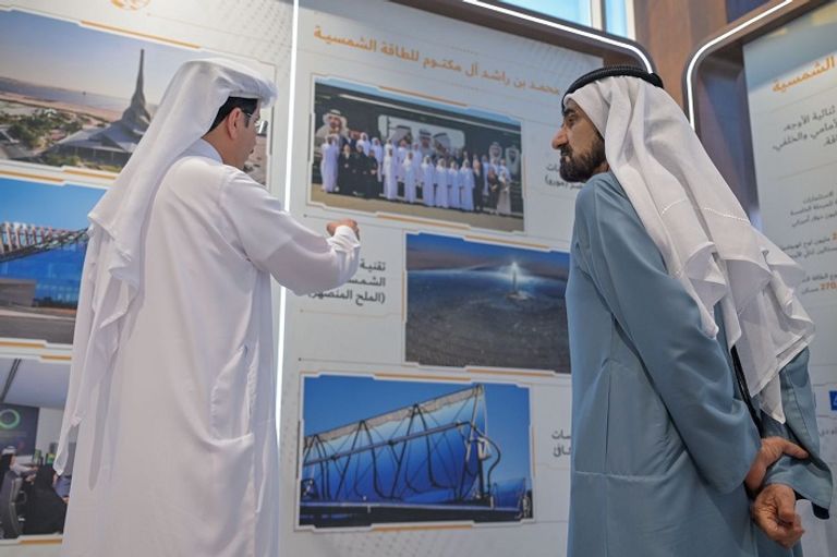 الشيخ محمد بن راشد آل مكتوم يفتتح المرحلة الخامسة من المشروع