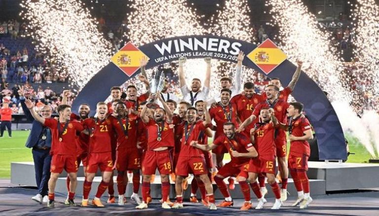 منتخب إسبانيا بطل دوري الأمم الأوروبية 2022-23