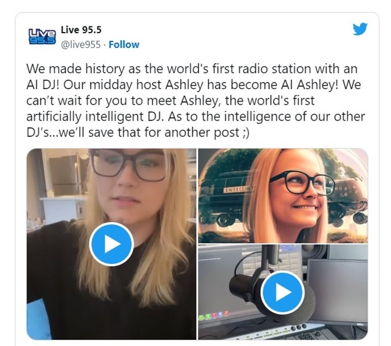 المذيع الروبوت يحمل اسم 