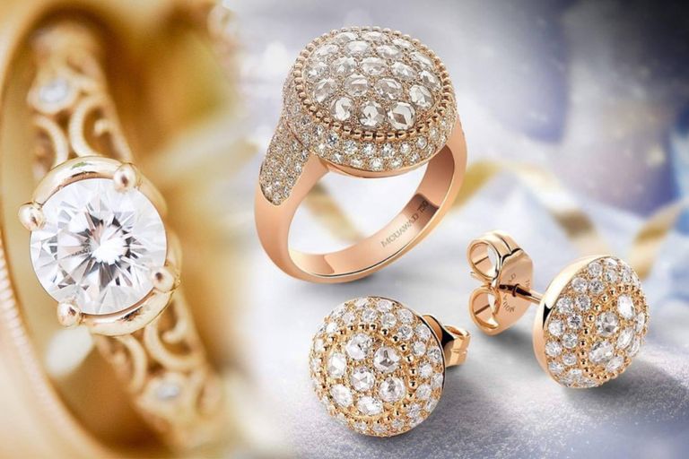 أسعار الذهب اليوم في تونس باقة متنوعة من المشغولات الذهبية - أرشيفية