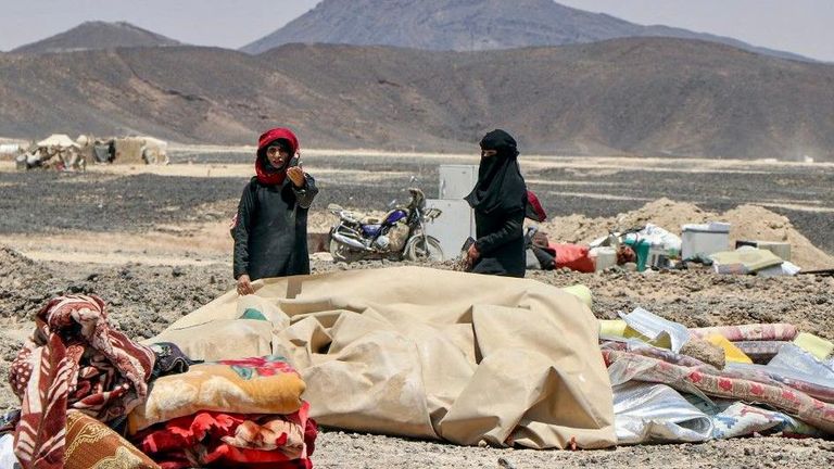 مأساة النزوح في اليمن تزداد