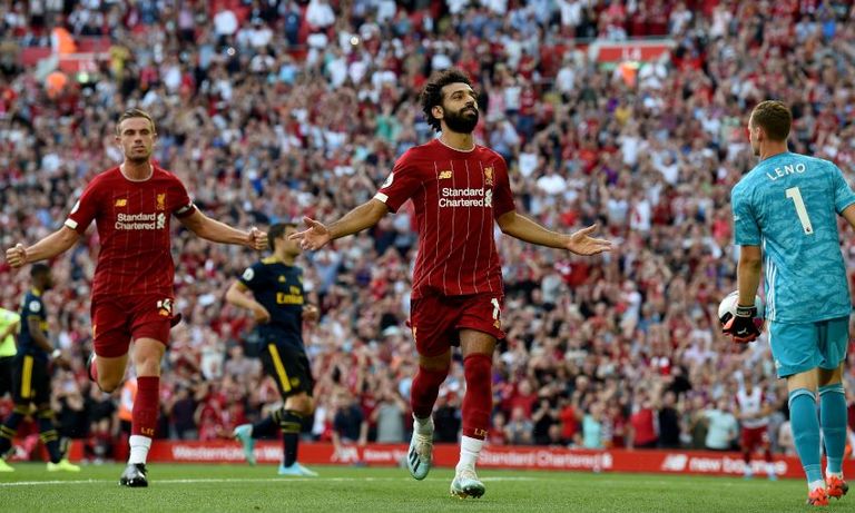 محمد صلاح ضد أرسنال محمد صلاح مهاجم ليفربول ومنتخب مصر