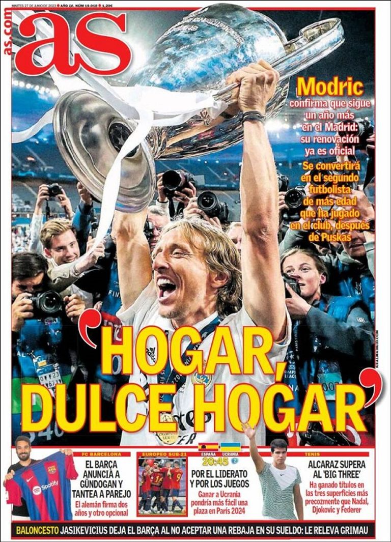 آس لوكا مودريتش وإلكاي غوندوغان