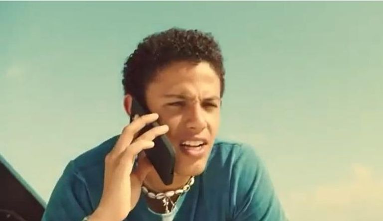 عمرو دياب وابنه عبدالله في الإعلان