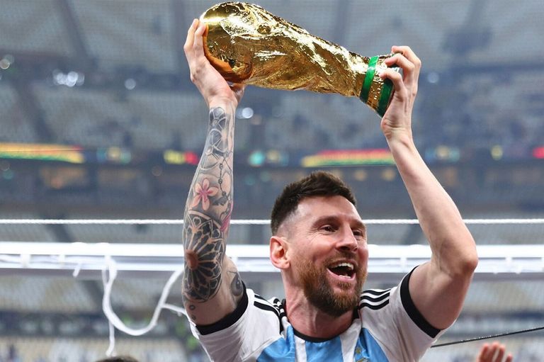 ميسي قائد منتخب الأرجنتين بطل كأس العالم 2022