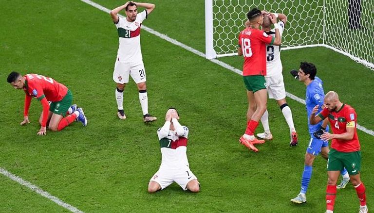 كريستيانو رونالدو أمام منتخب المغرب