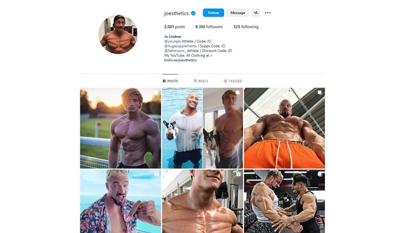 إنستغرام جو لاندير لاعب كمال الأجسام الراحل جو لاندير