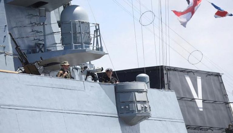 الفرقاطة الروسية جورشكوف قبل مناورات بحرية مع القوات الصينية والجنوب أفريقية