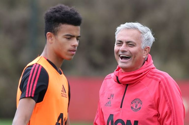 مورينيو وماسون غرينوود جوزيه مورينيو وماسون غرينوود