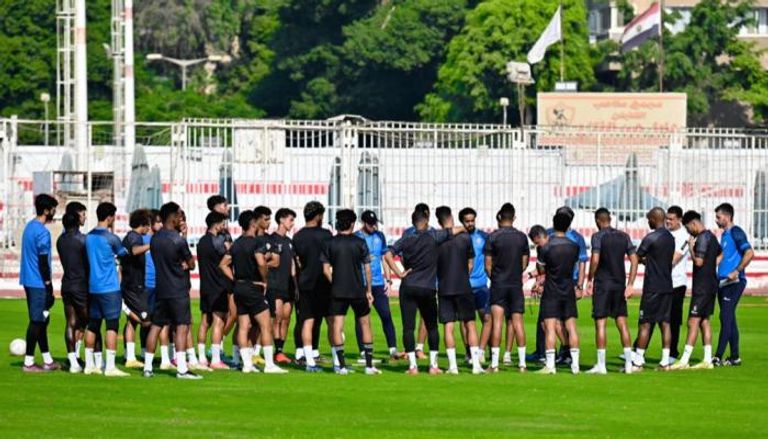 تدريبات الزمالك استعدادا لمواجهة المقاولون