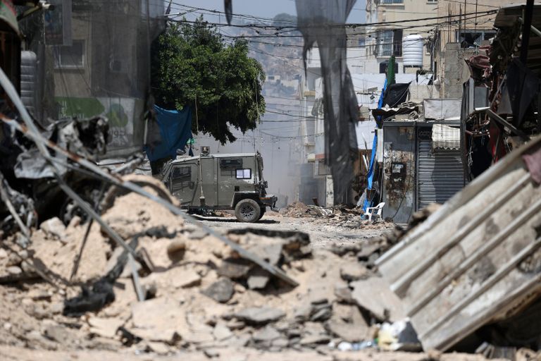 مصاب فلسطيني من مخيم جنين