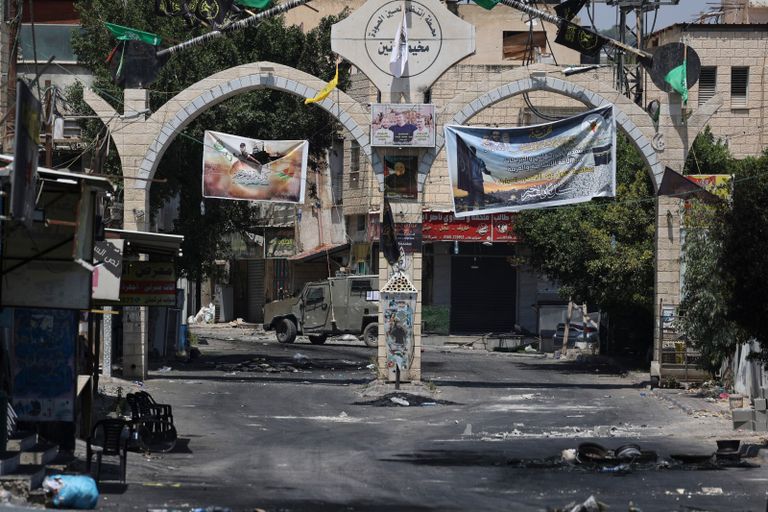 مصاب فلسطيني من مخيم جنين