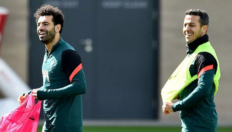 محمد صلاح وتياغو ألكانتارا محمد صلاح نجم ليفربول