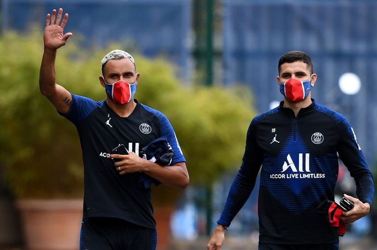 كيلور نافاس وماورو إيكاردي كيليان مبابي نجم باريس سان جيرمان