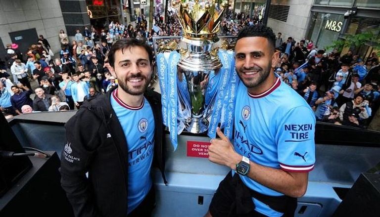 رياض محرز وبرناردو سيلفا