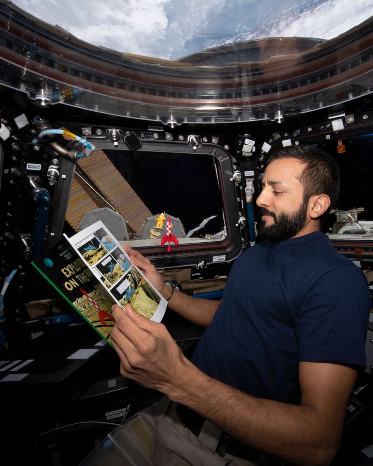 الصورة التي نشرها سلطان النيادي