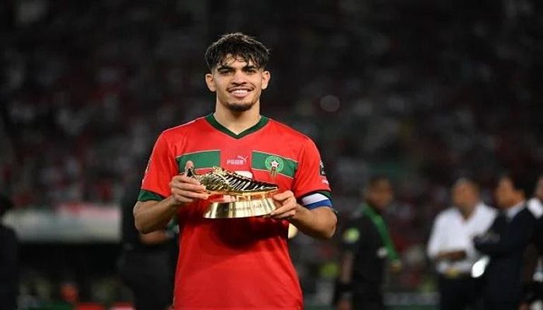 عبدالصمد الزلزولي لاعب منتخب المغرب